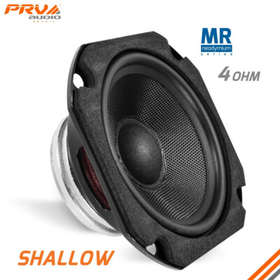 1x PRV Audio 3MR40-NDY-4 Midrange Neodymium 3'' Car Audio Speaker 4 Ohm 40 Watts 