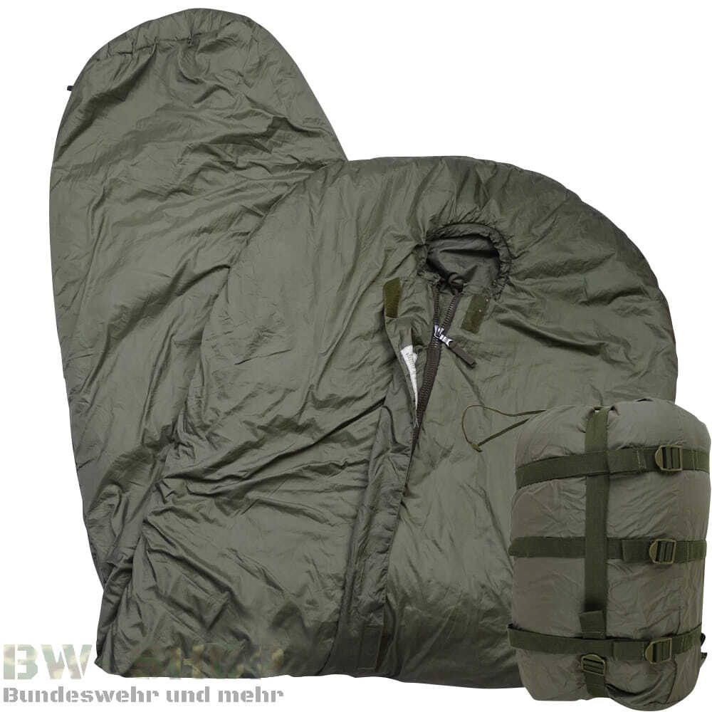 SACO DE DORMIR ORIGINAL EJÉRCITO ALEMÁN GENERAL II CON MOCHILA BW CARINTHIA DEFENSE 4
