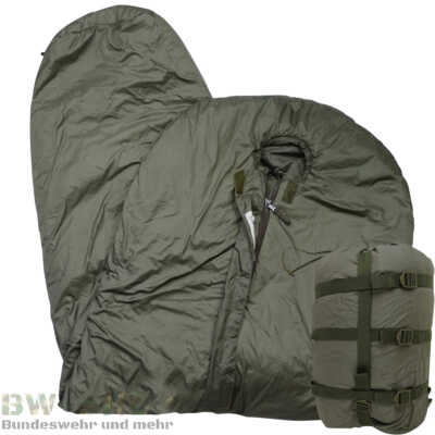ORIGINAL BUNDESWEHR SCHLAFSACK ALLGEMEIN II MIT PACKSACK BW CARINTHIA DEFENCE 4