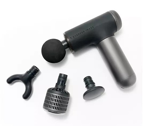 Masajeador compacto Sharper Image PowerBoost Pro percusión fría y caliente negro - Imagen 2 de 9