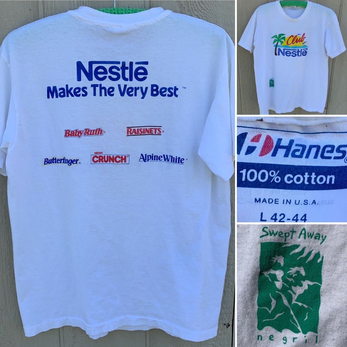 vintage Club Nestle t shirt Swept Away Negril Nestle Makes The 