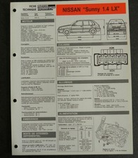 Revue technique Nissan SUNNY