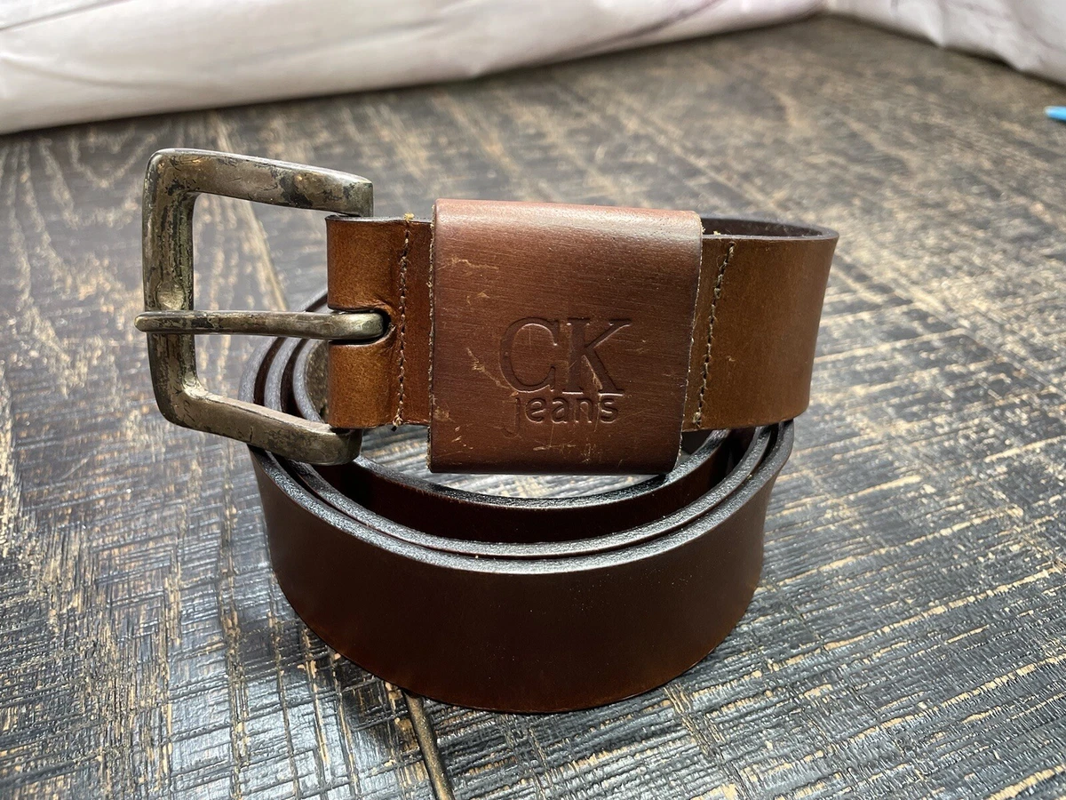 Calvin klein belt brown cheap