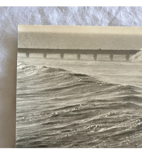 Surfer CA Beach FOTOGRAFIA ORIGINALE JOHN M. POST Anthro grafica FIRMATA timbrata - Foto 2 di 24