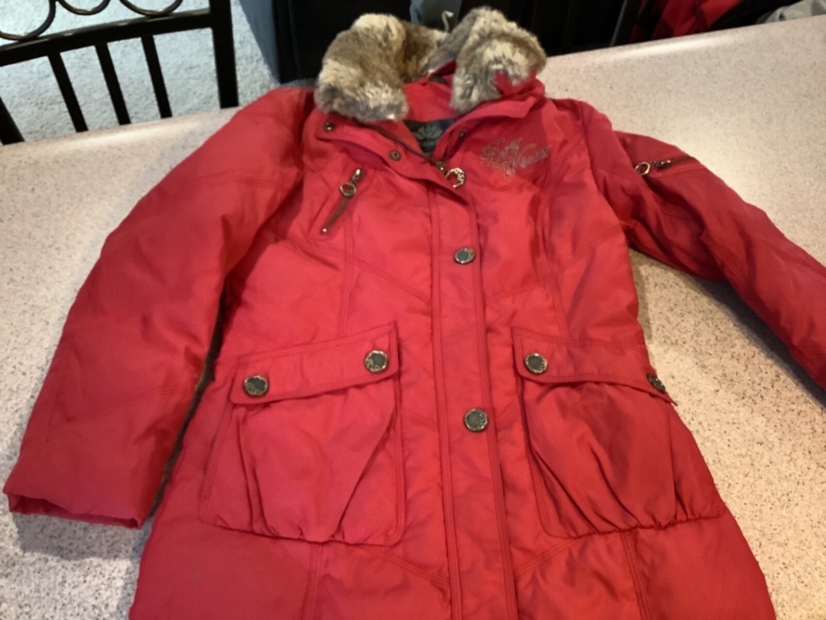 Bosideng BSD Women's Down Jacket (MEDIUM) 170/92A Red Coat with