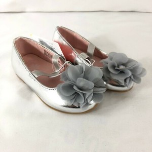 dressy silver flats