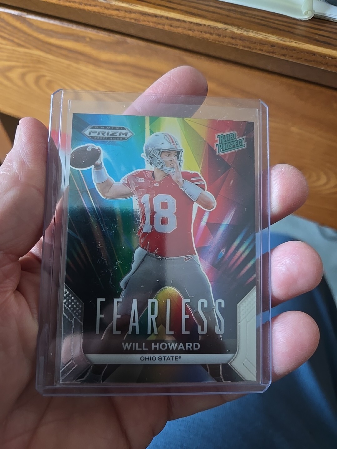 2024 Panini Prizm Draft Picks - Fearless #F-WH Will Howard (RC)