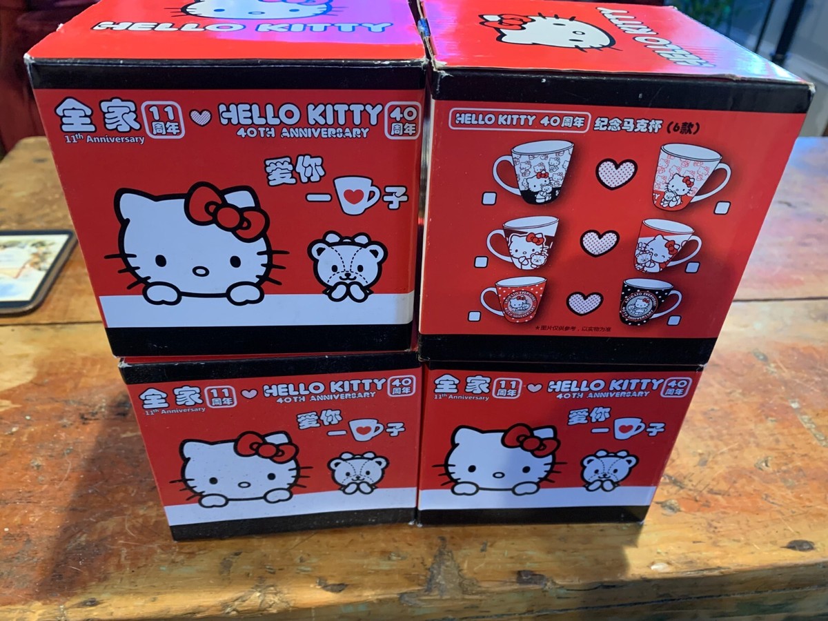 Sanrio 40th Anniversary Hello Kitty Mugs 2x | eBay