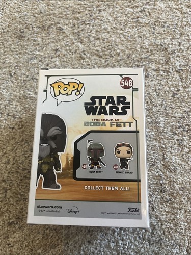 5" Funko Pop! Star Wars Krrsantan 548 Bobble-Head Flocked 2022 Summer Convention - Picture 3 of 4