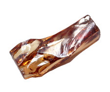 Natural Zircon Champagne Color Unheated Rough 307 Ct Loose Gemstone For Gift