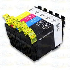 5PK 200XL Ink For Epson XP-200 XP-300 XP-310 XP-400 XP-410 WF2520 WF2530 WF-2540
