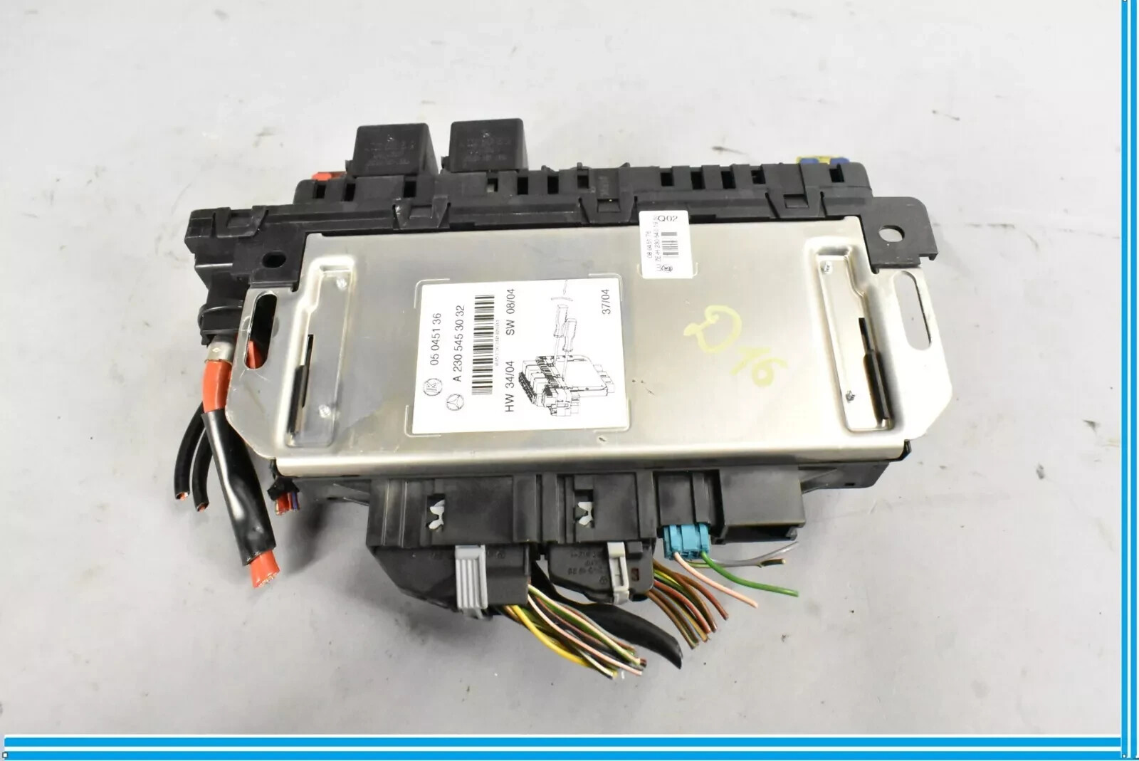 03-12 Mercedes R230 SL500 SL55 AMG SL550 Rear SAM Fuse Box Relay Module OEM