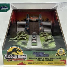 Jada Jurassic Park Diorama Set 30th Anniversary Nano Scene Diecast 1:65 NIB