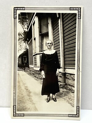 YD Photograph Cute Little Old Woman Elderly Lady Black Dress Fashion 1935 | eBay YD Photograph Cute Little Old Woman Elderly Lady Black Dress Fashion 1935 | eBay