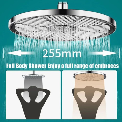 10inch Big Panel Rainfall Shower Head,High Pressure Shower Head,Top Rain Showers - Picture 3 of 22