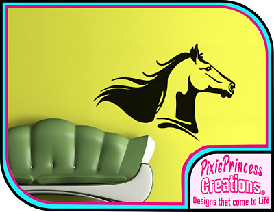 Reiten Reiten Pferde R Vinyl Aufkleber Auto Laptop Poster Zimmer Wandtattoo