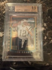 Bowman Chrome Tom Brady Rookie #236..bgs GEM MINT! Graded 9.5 (10 Surface!)