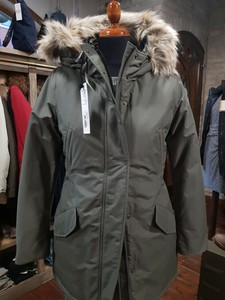 woolrich parka verde
