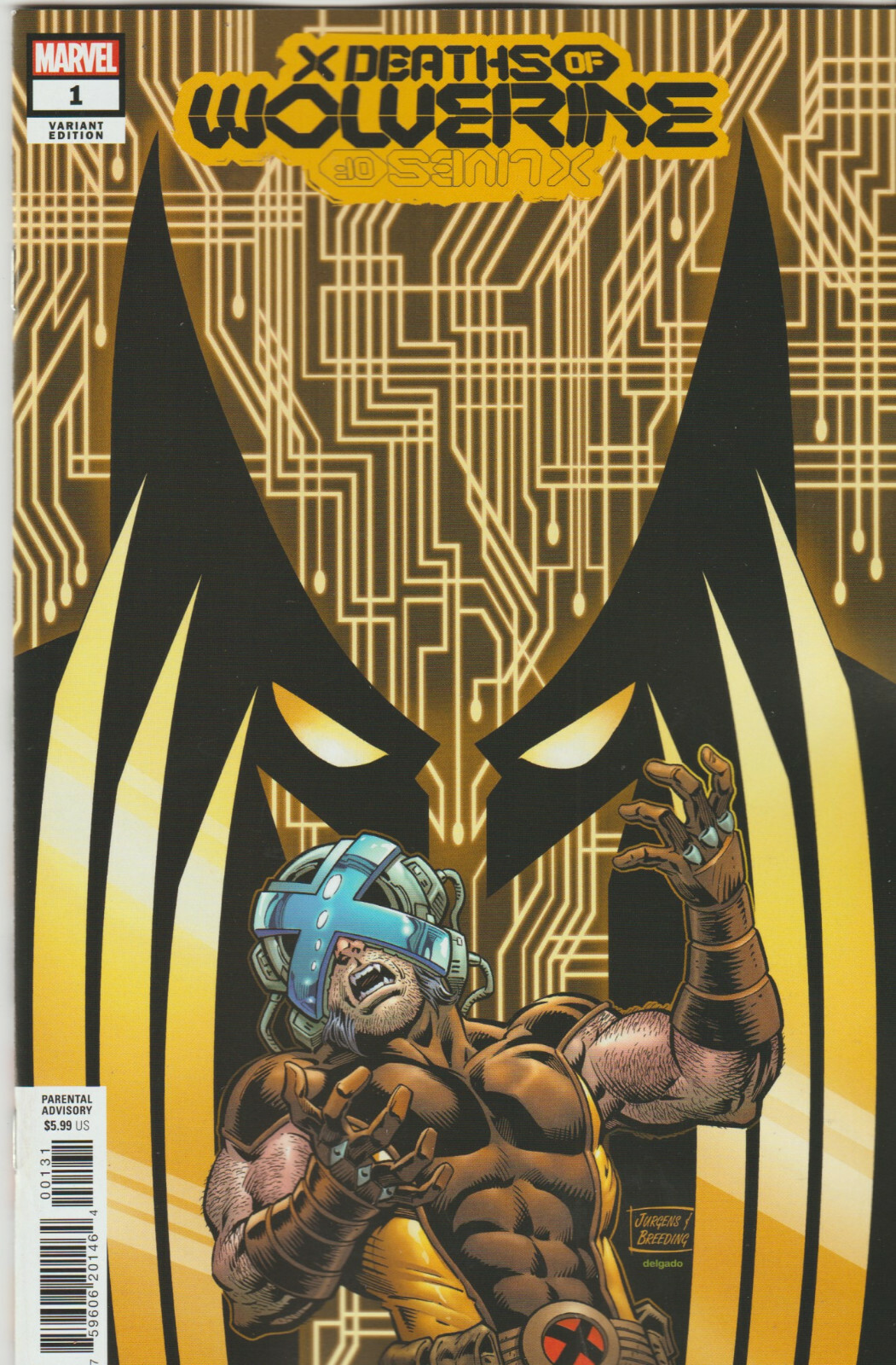 MARVEL COMICS X DEATHS OF WOLVERINE #1 MARCH 2022 JURGENS VARIANT 1ST PRINT NM