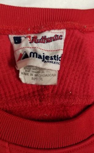 Camisa de entrenamiento Washington Nationals Majestic Therma Base manga larga para hombre talla XL - Imagen 8 de 12
