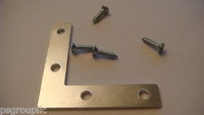 50 CORNER JOINT SUPPORT 1-1/2" CORNER ANGLE PLATE  200 4 1/2" FLAT HEAD SCREWS