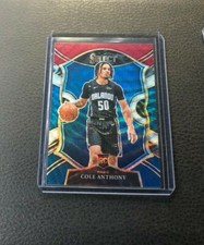 2020-21 Panini Select Cole Anthony Concourse Red Wave Prizm #75 Rookie RC