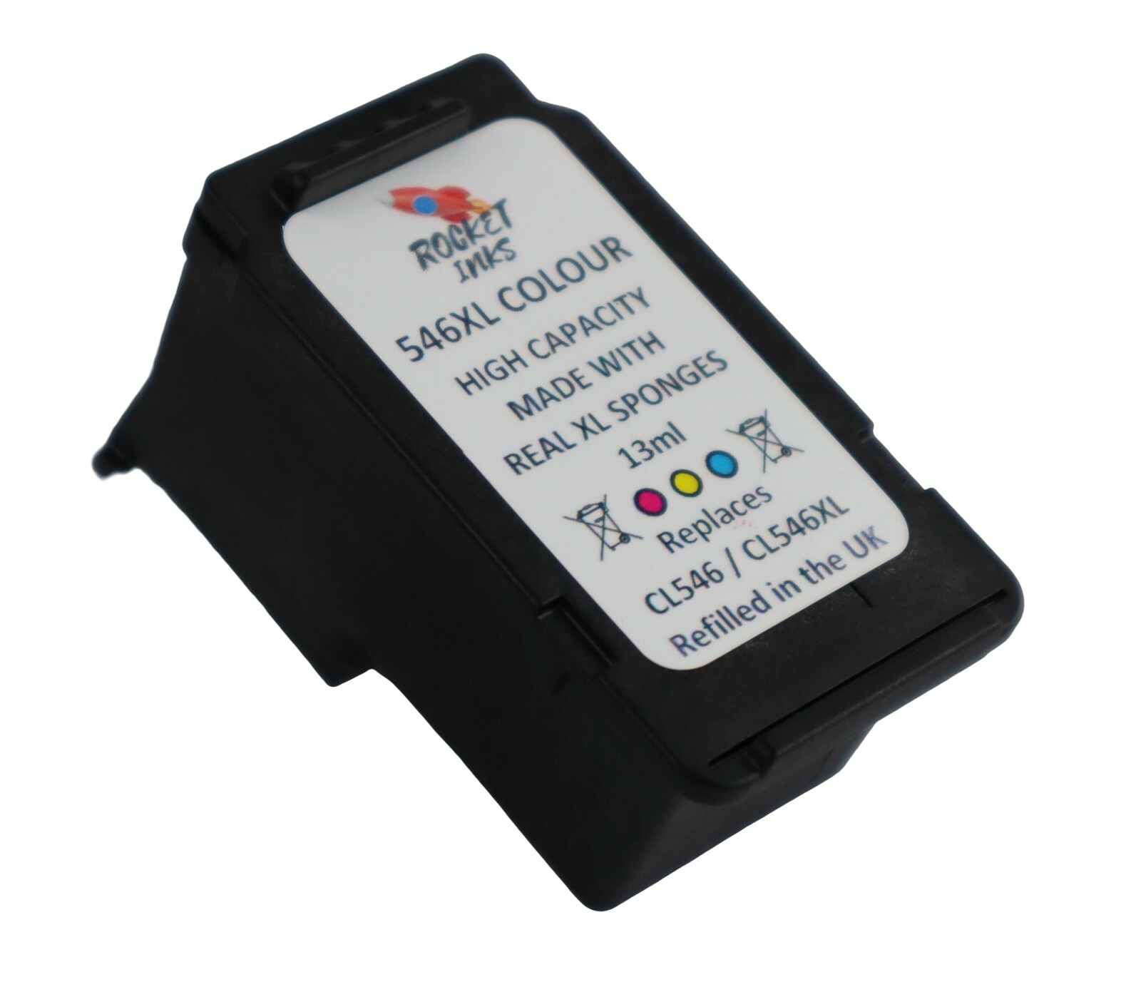 CL546XL Colour Refilled Ink Cartridge For Canon PIXMA MG2550 Inkjet Printer