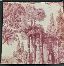 ZOFFANY Le Temple de Jupiter in Plum 17 1/2 T...