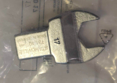 NEW Stahlwille 58214017, 731/40,  17mm Open Ended Wrench Insert MADE IN GERMANY