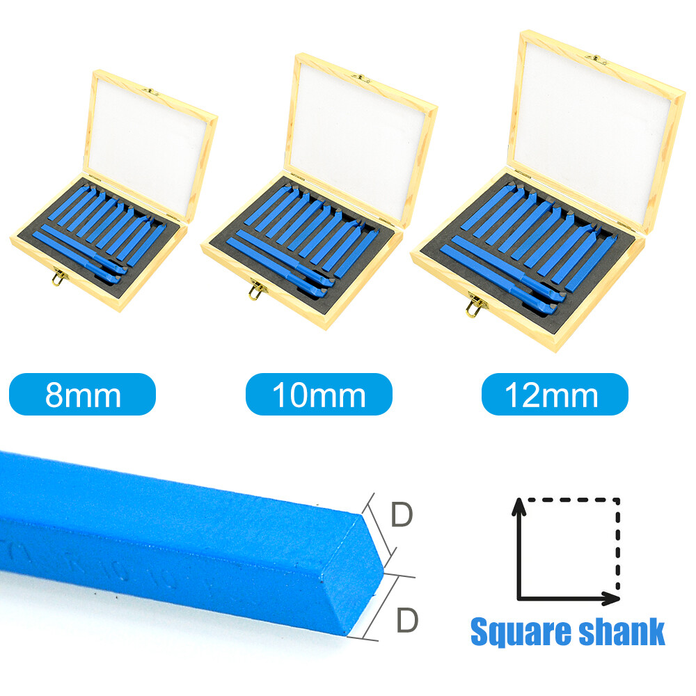 Lathe Chisel 8 10 12mm Turning Steel Lathe Turning Cutting Tool DIN 497
