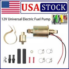12v 12s Universal Electric Fuel Pump Inline Low Pressure 516 5-9psi Gas E8012s 12v 12s Universal Electric Fuel Pump Inline Low Pressure 516 5-9psi Gas E8012s
