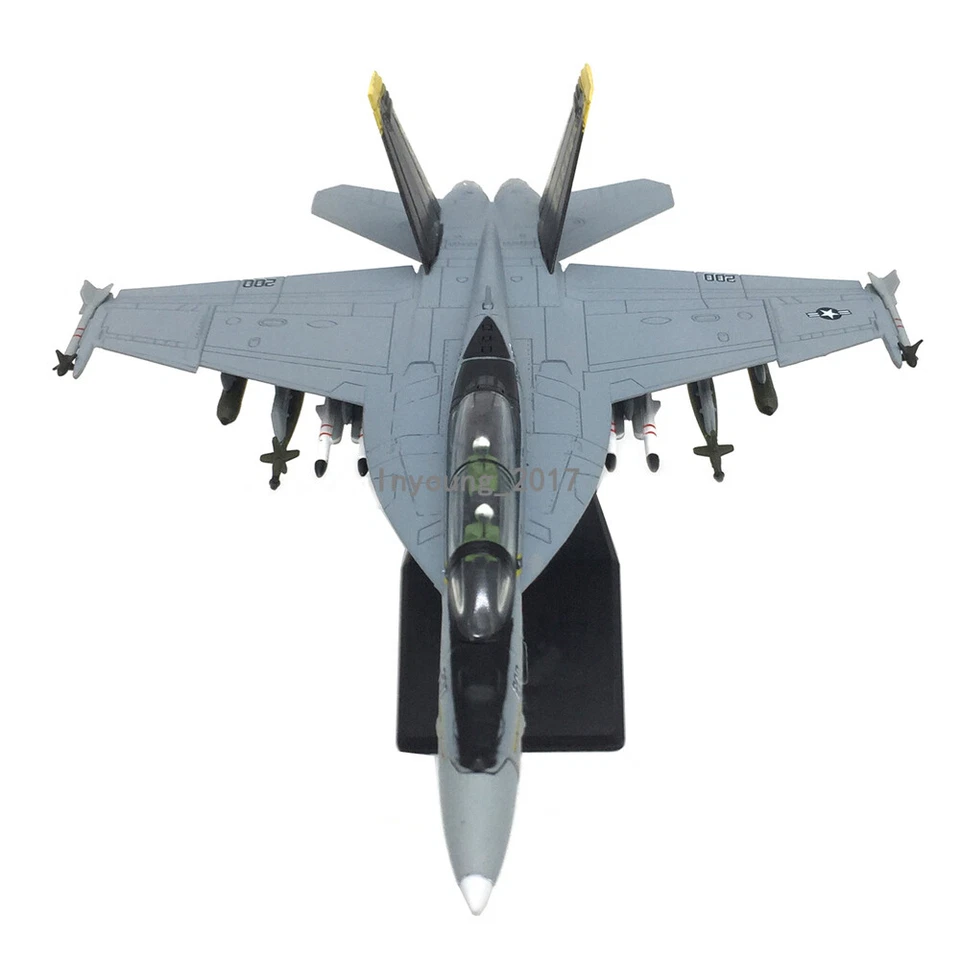 1/100 US McDonnell Douglas F/A-18F Super Hornet Fighter Diecast Airplane Model - Image 4 of 4