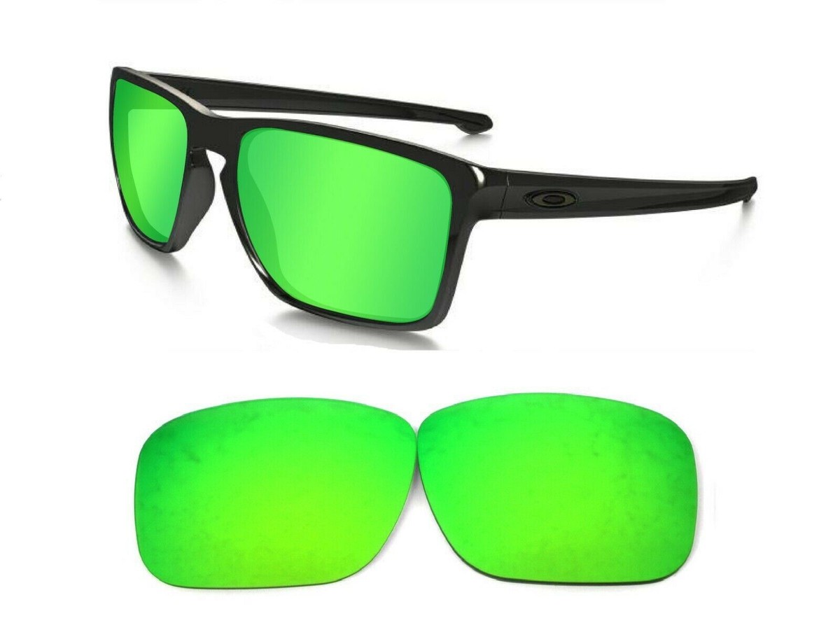 Galaxy Replacement Lenses For Oakley Sliver XL OO9341 Green Polarized