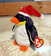 Vintage Ty Beanie Baby Zero The Penguin Retired 1998 Christmas Holiday Plush