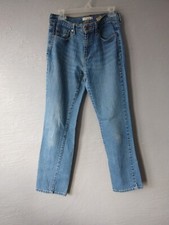 Vintage 1980 Levis 505 Jean Blue Denim Red Tab Women' SZ 10 Straight Leg 32L