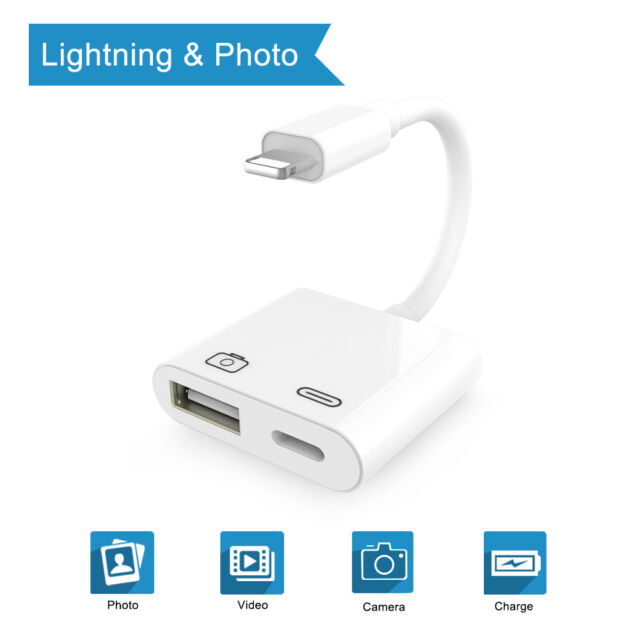 Lightning To Usb 3 0 Camera Adapter For Apple Iphone For Sale Online