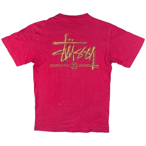 Vintage 90s Stussy Sketch T Shirt Small Made In USA Single Stitch Skater - Picture 4 of 5