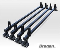 Rack 4 Stange + Belastung StüCk Passend FüR Volkswagen Transporter T5 2004-2015