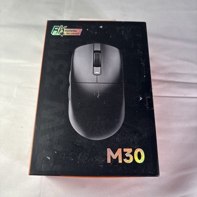 RK ROYAL KLUDGE M30 Wireless Gaming Maus 43g Ultraleicht 24000 DPI, Tri-Mode