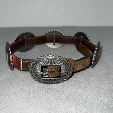 Ariat Oval Concho Serape Belt Children&rsquo;s Size 22&rdquo; Multicolor A1306997
