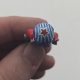 Lego Minifigure Captain Stunt 9094 Retired City Racer Driver Stuntman Star Hero