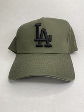New Era Los Angeles Dodgers 9FORTY Olive Snapback Hat Adjustable MLB