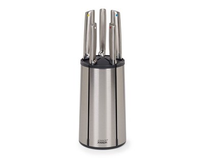 Joseph Joseph Elevate Küchenmesser 5-tlg Set Edelstahl-Messerblock Messerset