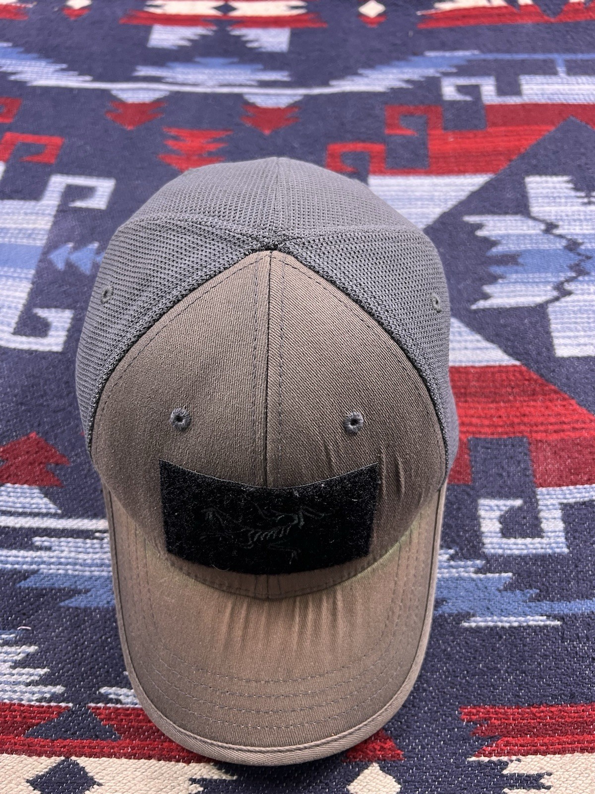 Arc'teryx Leaf BAC Gen 1 Flexfit Bird Distressed Arcteryx Mesh Back Hat Cap L/XL