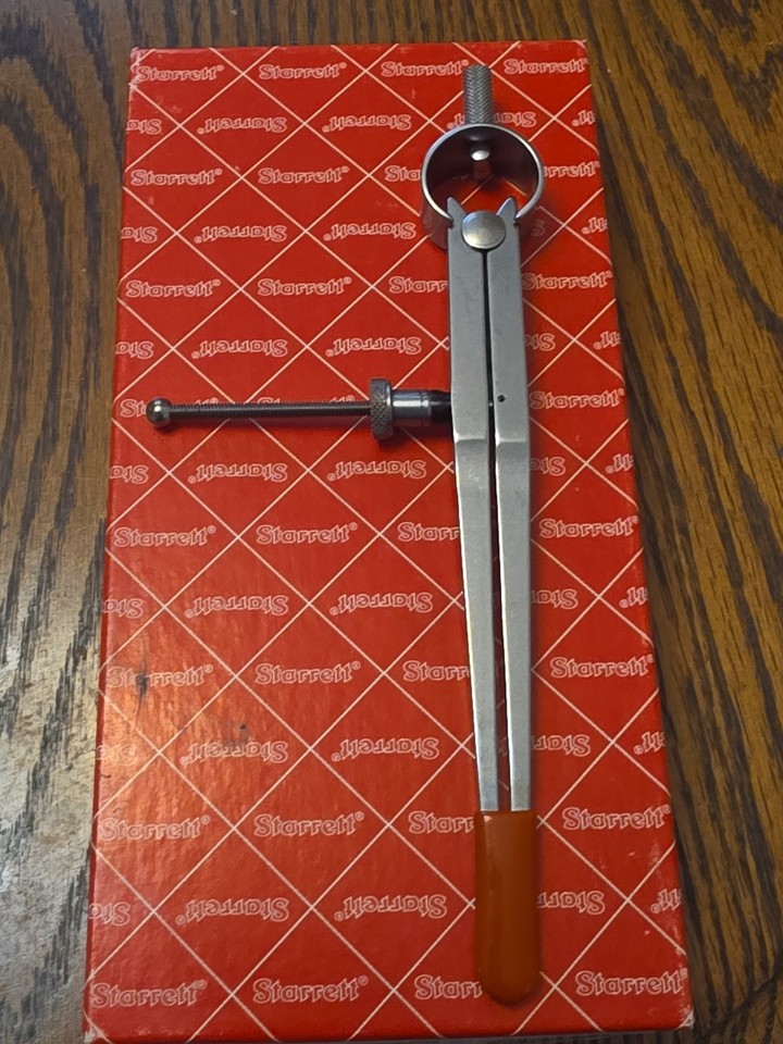 STARRETT No.77B-6 Fay Spring-Type Dividers W/Square Legs, 6.0” Size ...