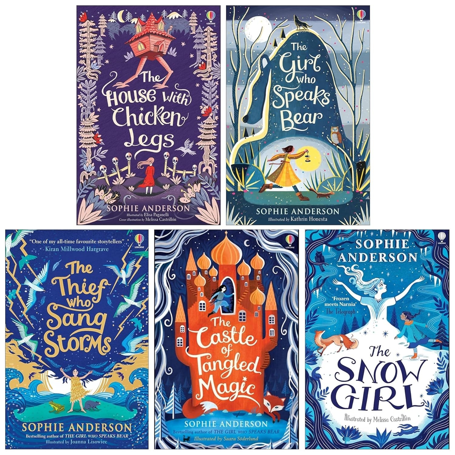 House with Chicken Legs By Sophie Anderson 5 Books Collection Set  Girl Who
