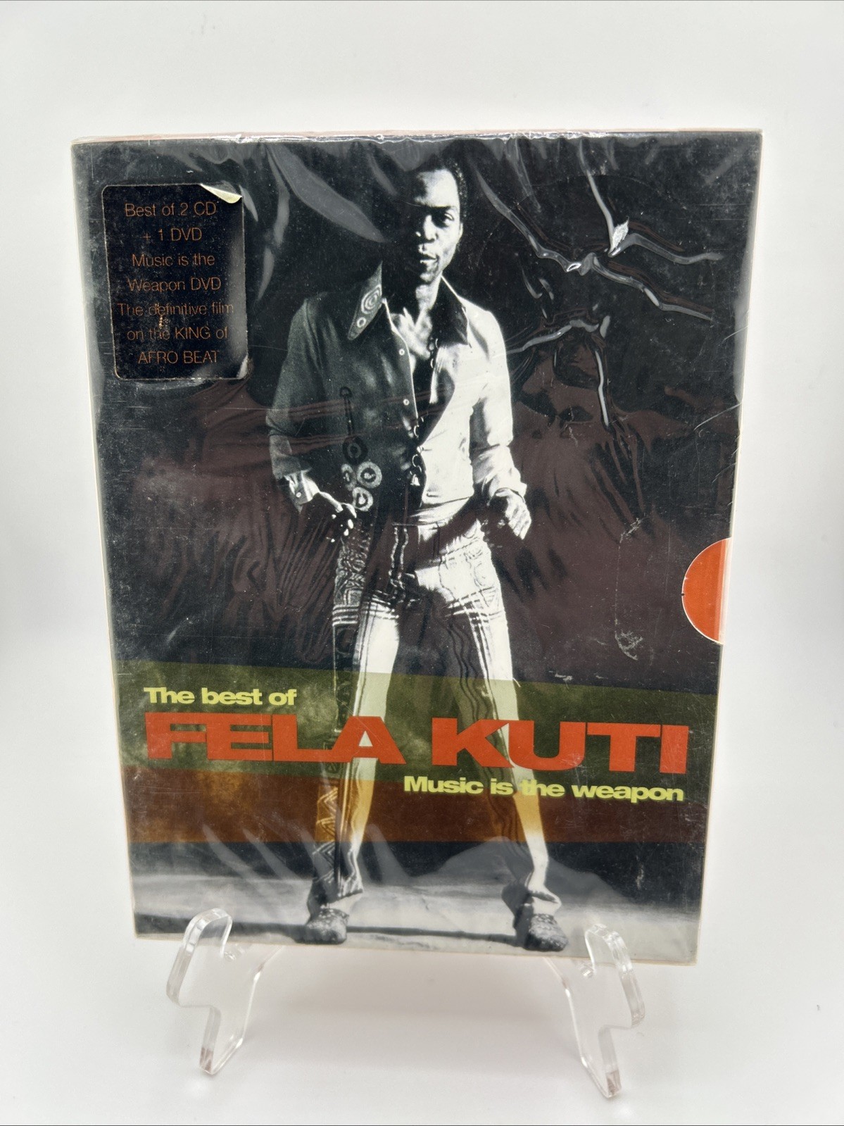 Sealed Fela Kuti - Best Of / Music Is The Weapon Film - UK 2 CD & DVD Box Set