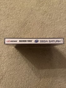 Maximum Force (Sega Saturn, 1997) Complete w/ Reg Card Tested & Works CIB