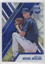 2017 Panini Elite Extra Edition Aspirations Blue /75 Michael Mercado #40 2t9