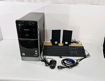 HP Pavilion p7-1003w Desktop Bundle AMD Vision Win 7 PC + Dell Keyboard Speakers